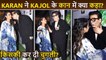 Kajol And Karan Johar Goes Into Non-Stop Gossip In Front Of Media Funny Moment
