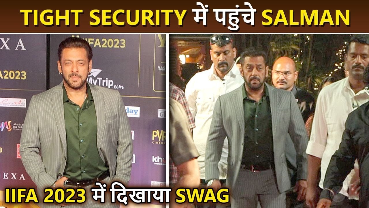 Salman Khan Enters In Swag With High Tight Security At IIFA 2023 Press Conference