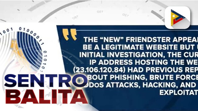 DICT, nagbabala vs. bagong ‘Friendster’ site na posibleng ginagamit sa ‘phishing’ o pangunguha ng data