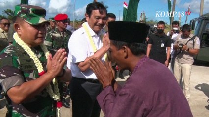 Momen Dudung Dampingi Luhut Tinjau Program Ketahanan Pangan di Sukabumi