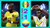 Senegal 2-1 Ecuador -- الإكوادور1-2السينغال  - world cup 2022 كأس العالم