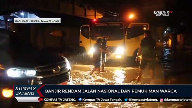 Banjir Rendam Jalan Nasional dan Pemukiman Warga