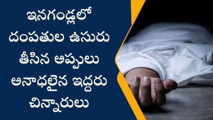 కర్నూలు: దంపతుల ఉసురు తీసిన అప్పులు... అనాధలైన ఇద్దరు చిన్నారులు