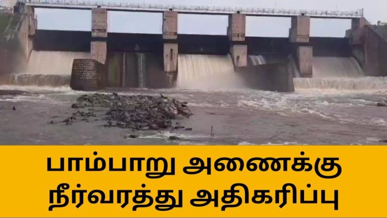 ஊத்தங்கரை: வெள்ள அபாய எச்சரிக்கை! பாம்பாறு அணைக...