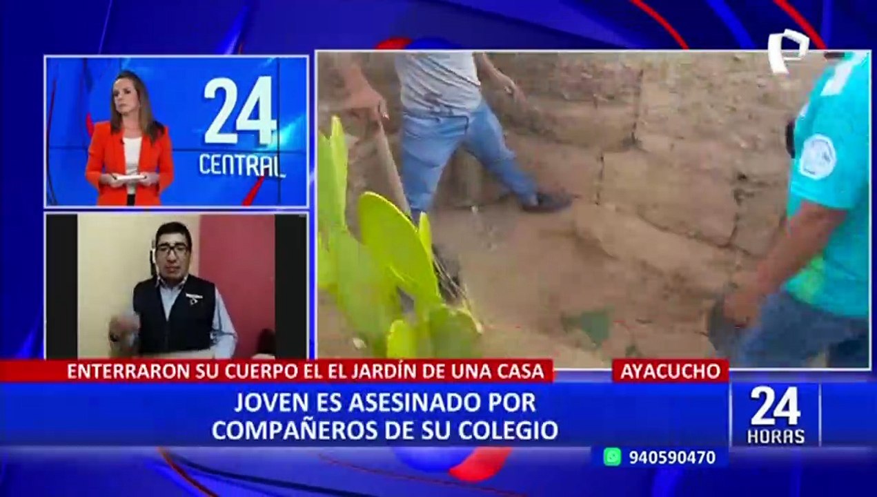 Crimen en Ayacucho: intervienen a menores implicados en el asesinato de escolar de 18 años