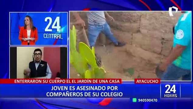 Crimen en Ayacucho: intervienen a menores implicados en el asesinato de escolar de 18 años