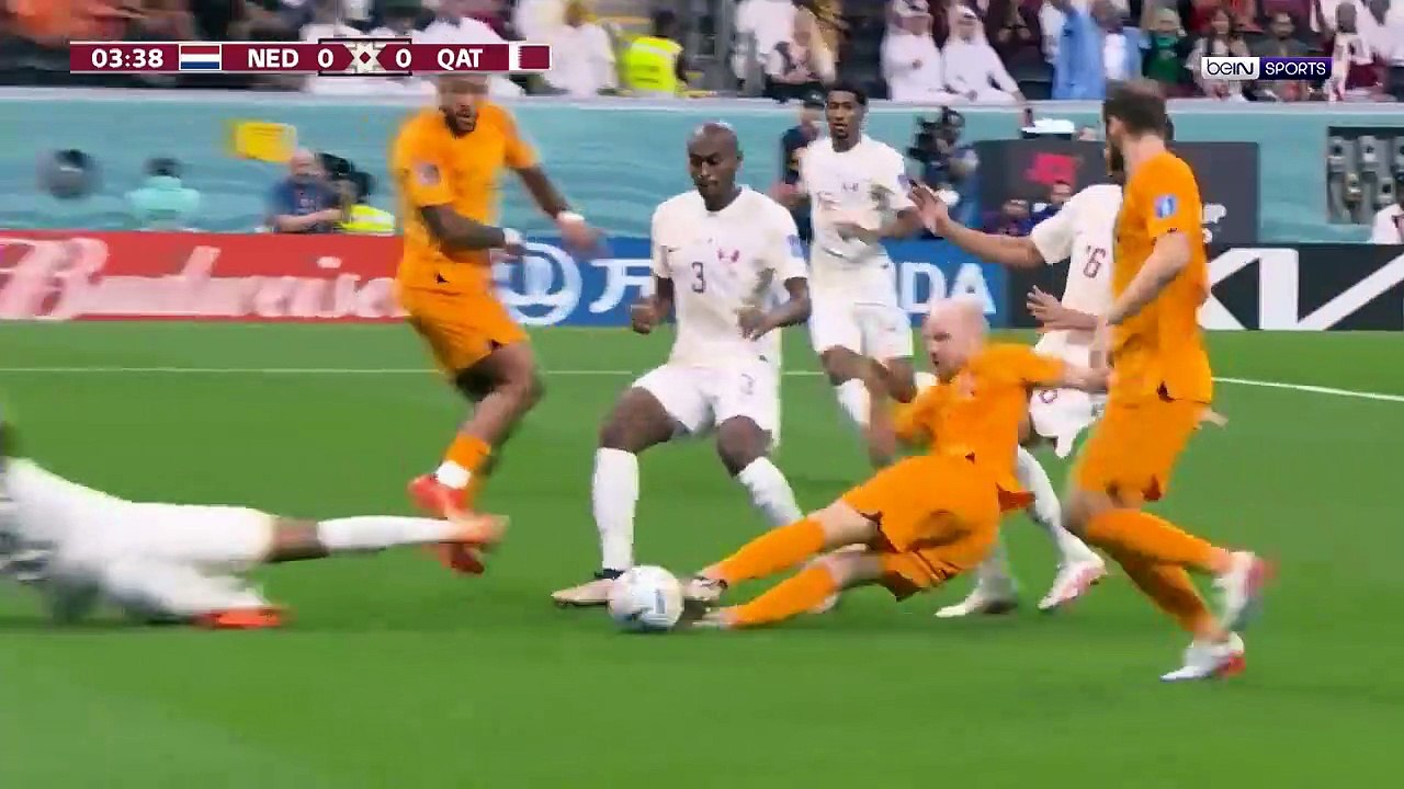 ملخص مباراة هولندا وقطر - هولندا تتأهل متصدرة إلى ثمن نهائي كأس العالم FIFA قطر 2022