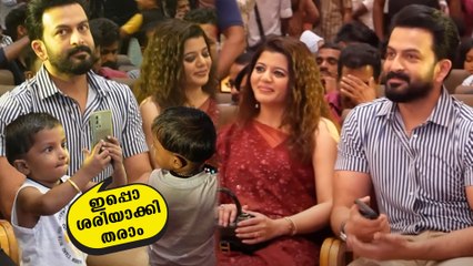സെൽഫി എടുത്ത് കളിക്കുന്ന കുഞ്ഞിനെ കണ്ട് ഞെട്ടി പൃഥ്വിരാജ് 