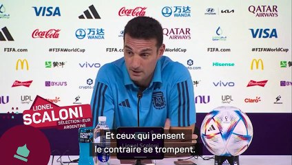 Argentine - Scaloni : "Si ce n'est pas nous, j'espère que ce sera le Brésil"