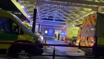 14 ambulances queueing at Blackpool Victoria Hospital