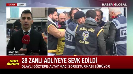 İşaret fişeğiyle Göztepeli taraftarı yaralayan şüphelinin ifadesi ortaya çıktı
