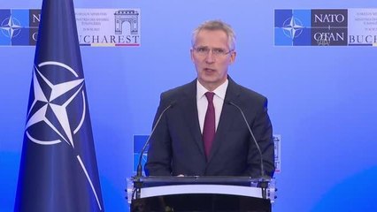 NATO Dışişleri Bakanları Toplantısı sona erdi - NATO Genel Sekreteri Stoltenberg (2)