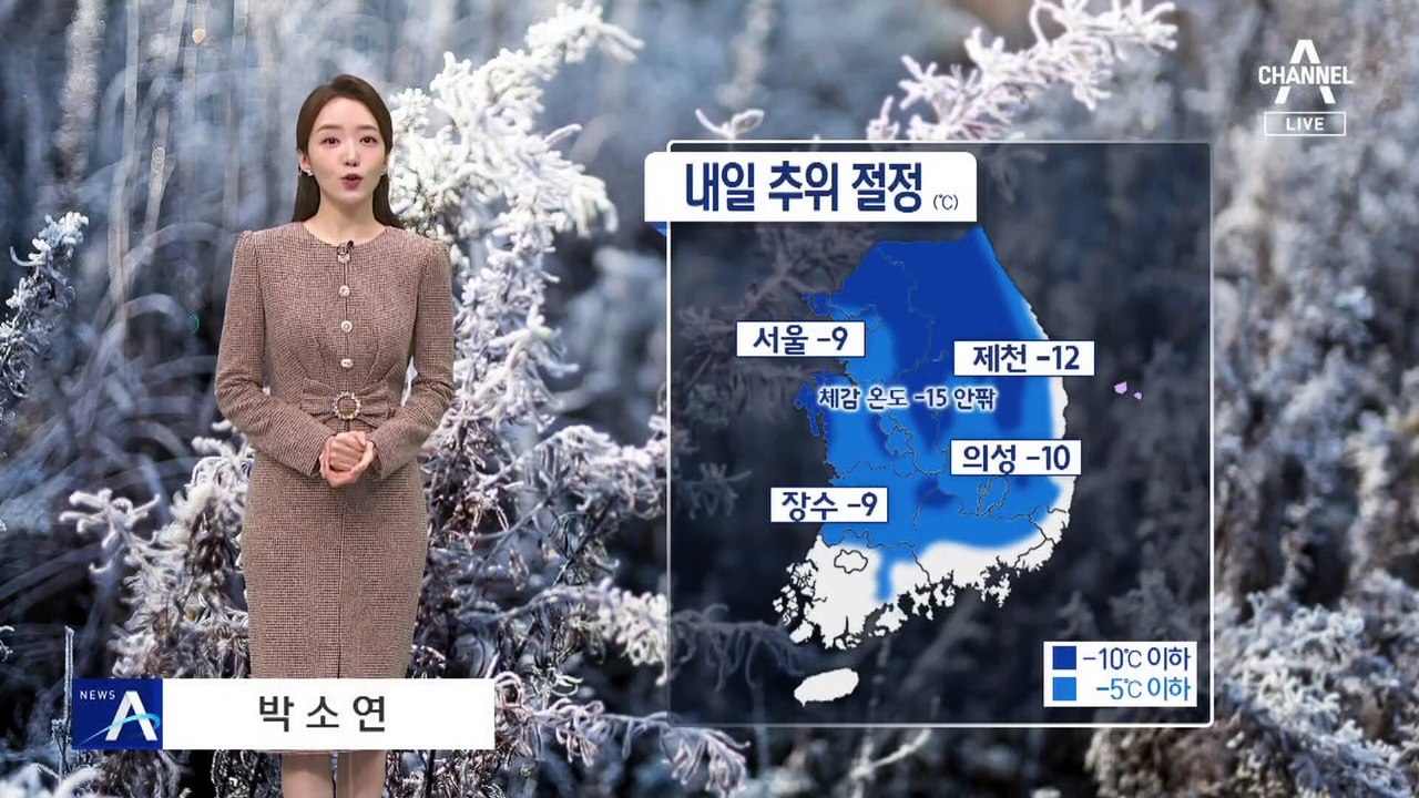 [날씨]내일 아침 추위 절정, 서울 영하 9도…서해안 최대 7cm 눈 - 동영상 Dailymotion