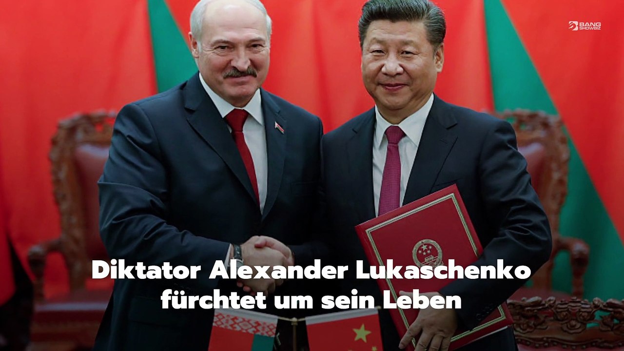 Diktator Alexander Lukaschenko fürchtet um sein Leben