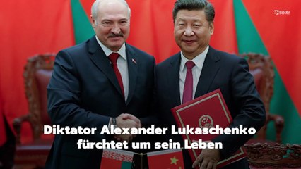 Diktator Alexander Lukaschenko fürchtet um sein Leben