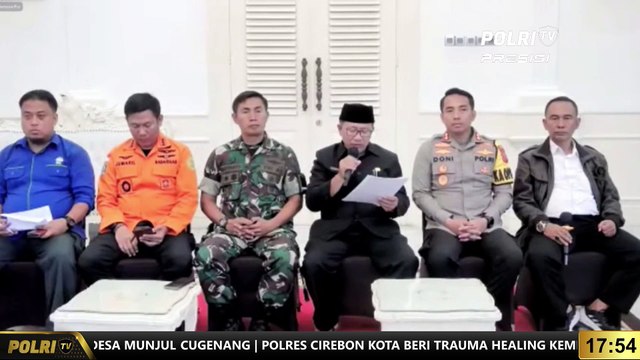 Konferensi Pers Penanganan Korban Gempa Cianjur