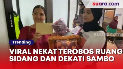 Nekat Terobos Ruang Sidang dan Dekati Ferdy Sambo, Wanita Berhijab Minta Maaf