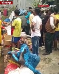 चिमुरडीच्या घराला लागली आग