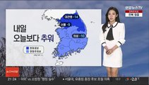 [날씨] 전국 대부분 한파특보…내일 오늘보다 기온 ↓