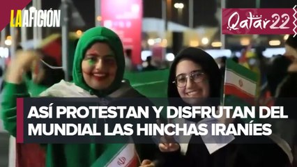 Iraníes disfrutan el mundial de Qatar 2022