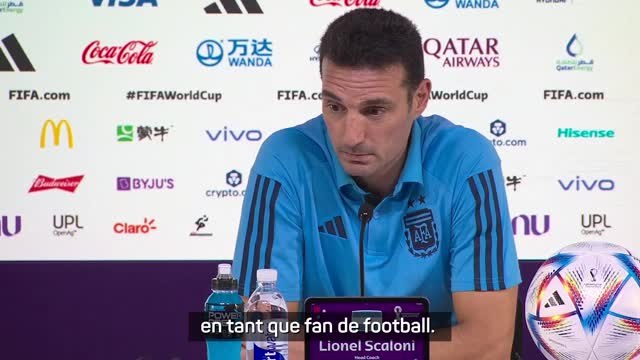 Argentine - Scaloni : C'est un privilège de voir Lewandowski jouer