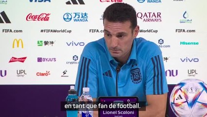 Argentine - Scaloni : "C'est un privilège de voir Lewandowski jouer"