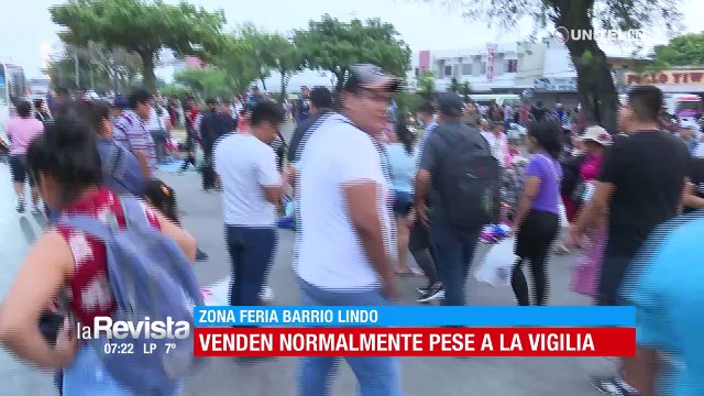 Tensión en la zona de la feria Barrio Lindo por el asentamiento de los Mañaneros