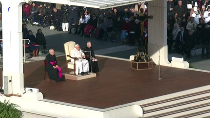 Kenyan acrobats perform for the Pope on St.Peter's Square