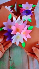 origami - pretty flowers in folds