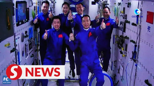 China's astronauts in two missions make historic gathering in space