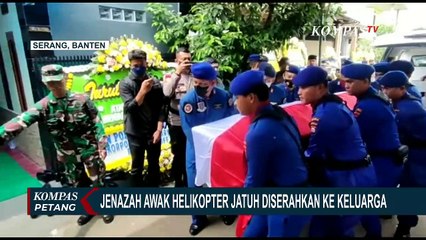 Download Video: Kapolri Pimpin Upacara Penyerahan Dua Jenazah Awak Helikpopter yang Jatuh