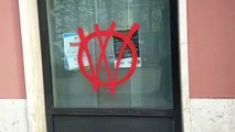 Atti vandalici e scritte offensive sulla sede della Camera del lavoro di Foggia
