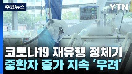 코로나19 재유행 정체기...중환자 증가 지속 '우려' / YTN