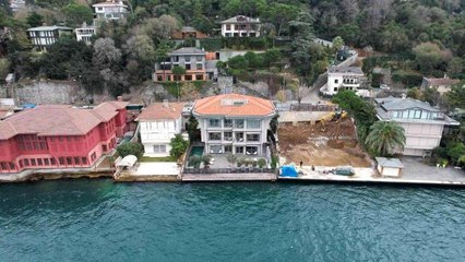 Abramoviç'in Beykoz'da kiraladığı yalı havadan görüntülendi