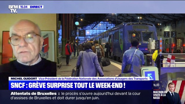 Grève à la SNCF: Comme d'habitude on choisit un week-end selon ce représentant des usagers des transports