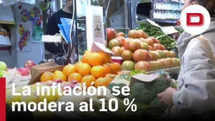La inflación de la eurozona modera su escalada al 10 % en noviembre