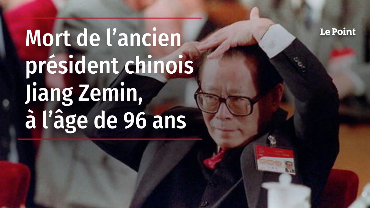 Mort de l’ancien président chinois Jiang Zemin, à l’âge de 96 ans