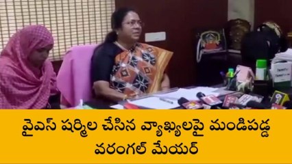 వరంగల్ ఈస్ట్: వైఎస్ షర్మిలకు తెలంగాణలో తిరిగే హక్కు లేదు