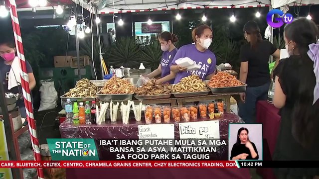 Iba't ibang putahe mula sa mga bansa sa Asya, matitikman sa food park sa Taguig | SONA
