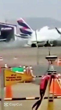 ACCIDENTE EN EL AEROPUERTO JORGE CHÁVEZ ✈DE LIMA PERÚ