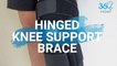 360 Relief Hinged Open Patella Knee Support Brace | Brace for Arthritic Knees and Joint Pain
