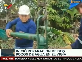 Aguas de Mérida realiza trabajos de saneamiento de dos pozos de agua en El Vigía