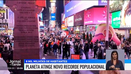 Oito mil milhões de habitantes na Terra