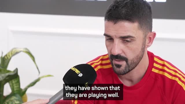 David Villa talks Spain, Gavi and England