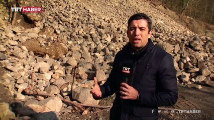 Düzce depreminde kırılma iz bıraktı