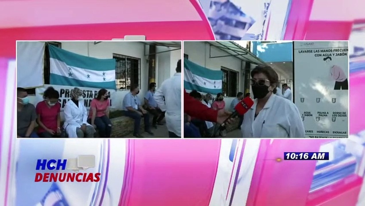¡No hay atenciones! Médicos hondureños mantienen paro laboral con diversas exigencias