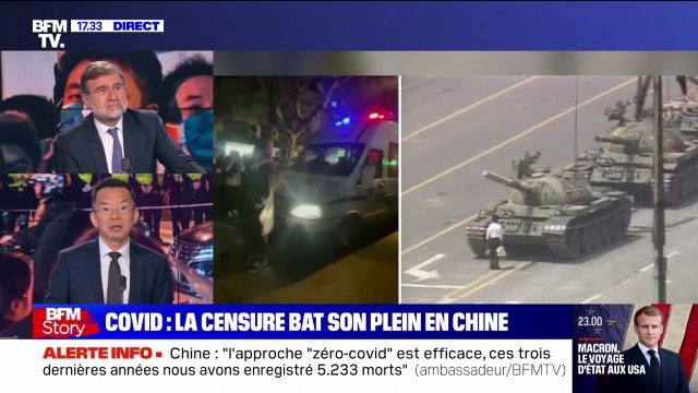 Pour l'ambassadeur de Chine en France, la vidéo de l'homme de Tiananmen démontre la bienveillance de l'armée chinoise