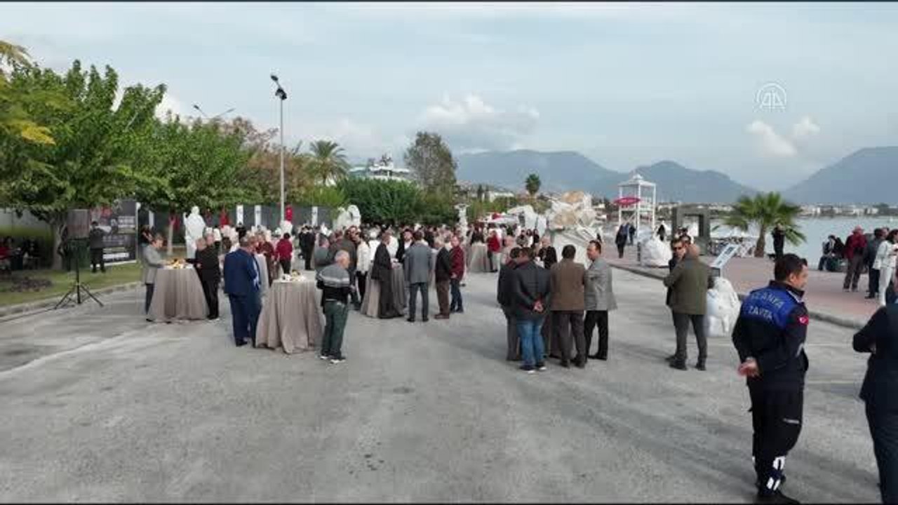17. Alanya Uluslararası Taş Heykel Sempozyumu sona erdi