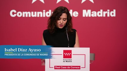 Ayuso: "Convertiremos a todos los profesionales sanitarios eventuales en interinos"