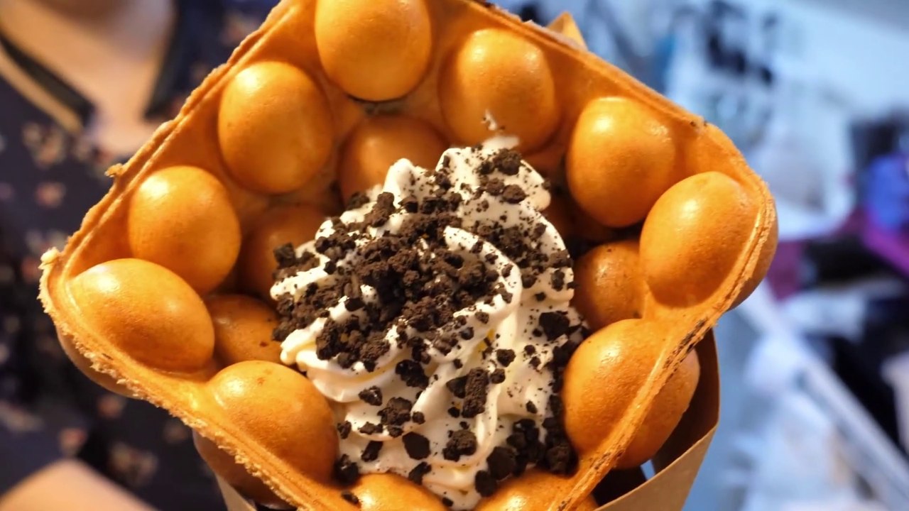 Chocolate Waffles - Korean Street Food